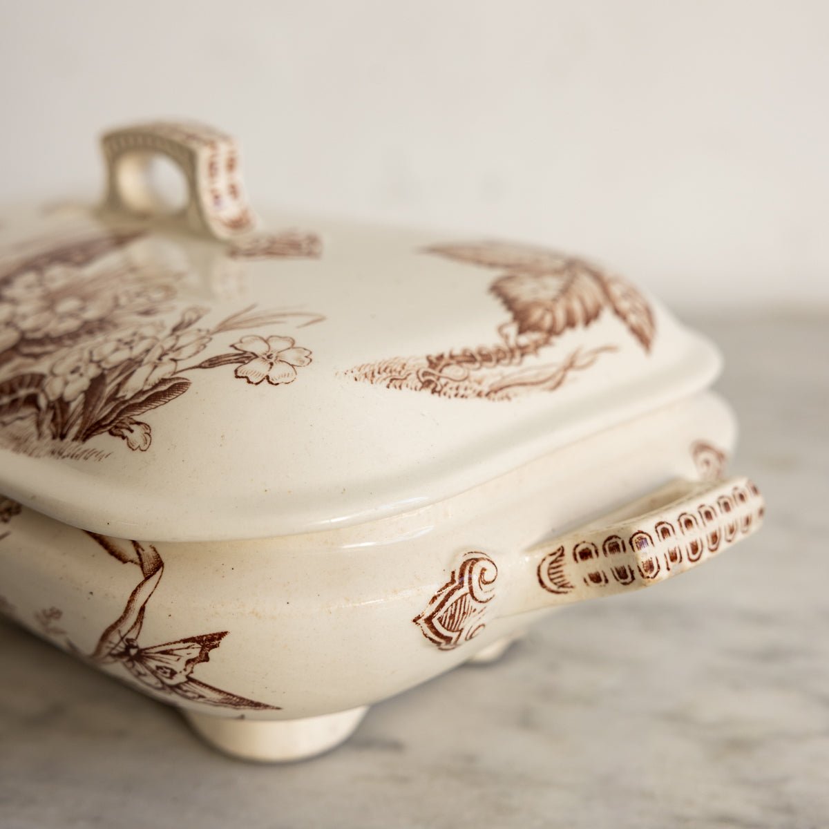 Primrose Transferware Tureen - elsie green - the french kitchen