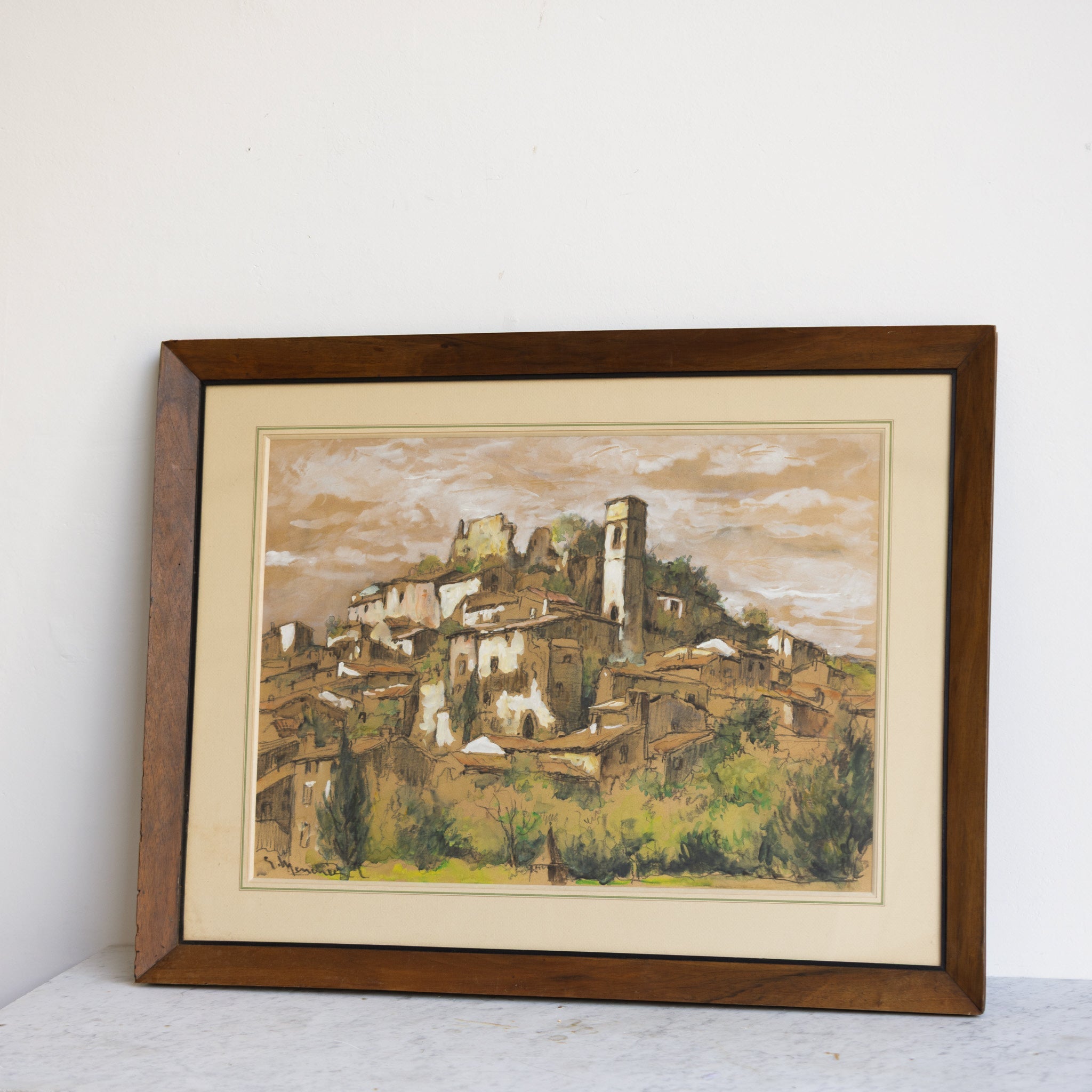 Provence Watercolor Painting - elsie green - art