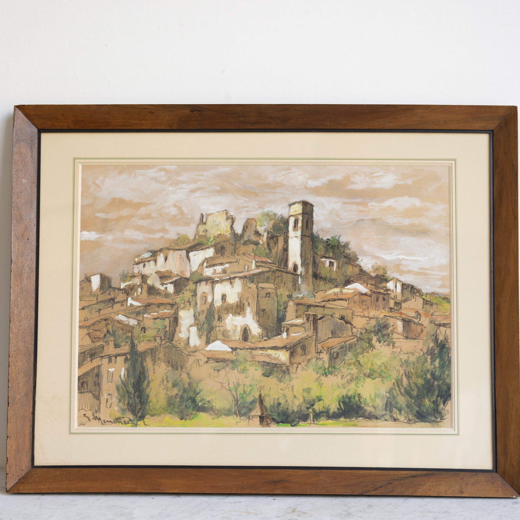 Provence Watercolor Painting - elsie green - art