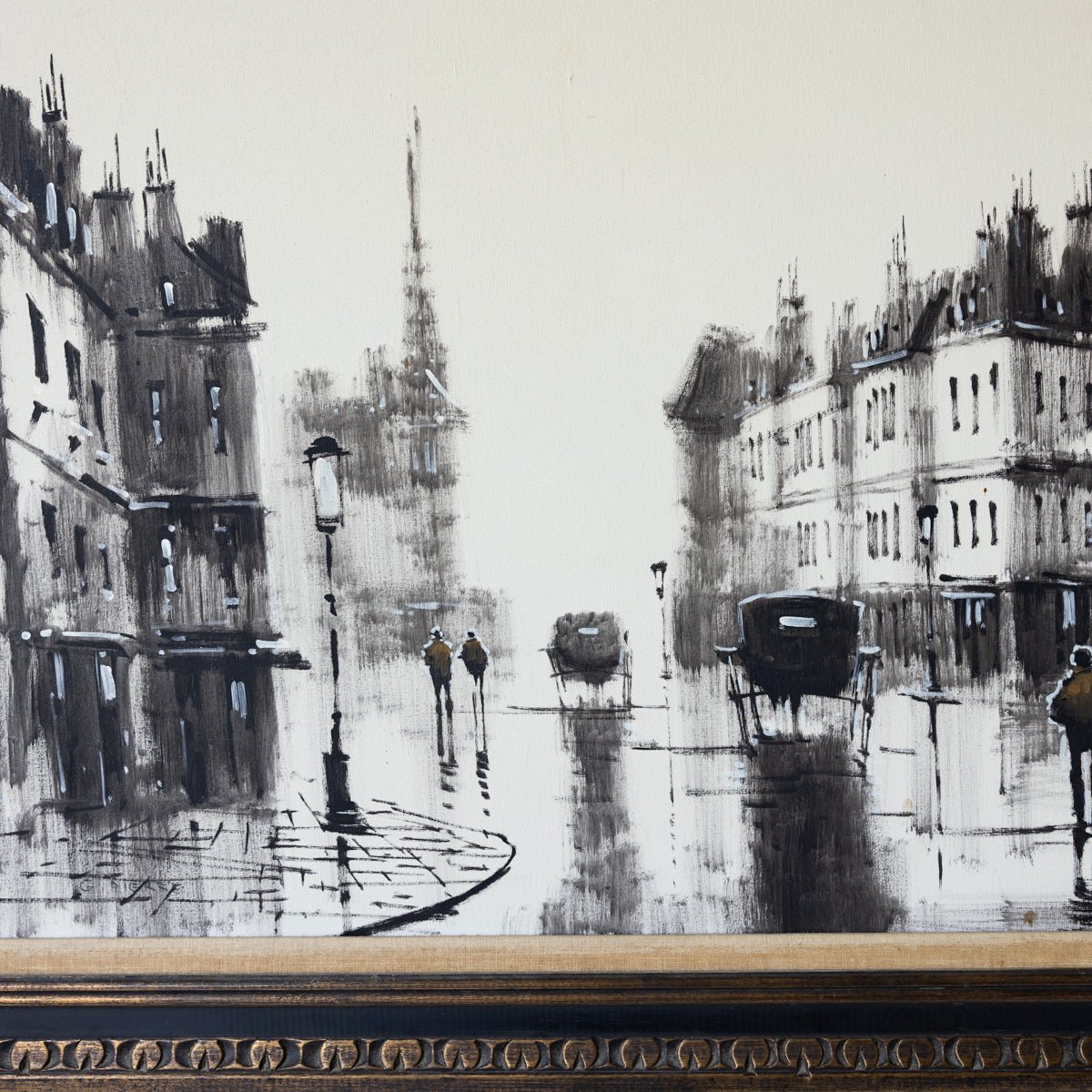 Rainy Day in Paris Oil Painting - elsie green - art