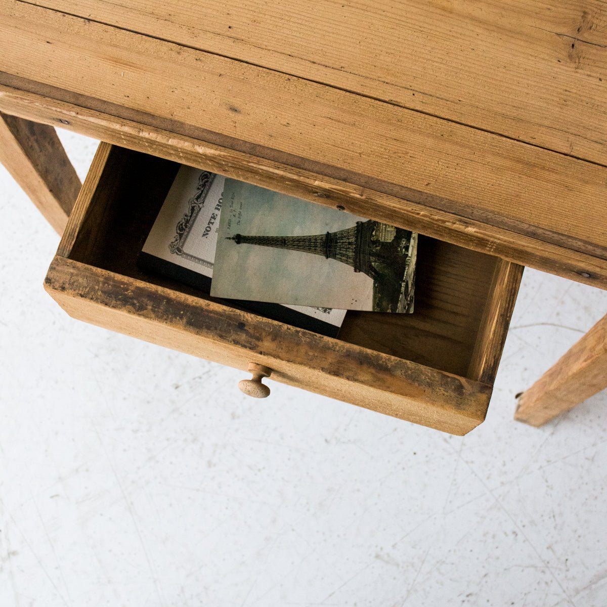 Raw Pine Tonette Bedside Table - elsie green - furniture