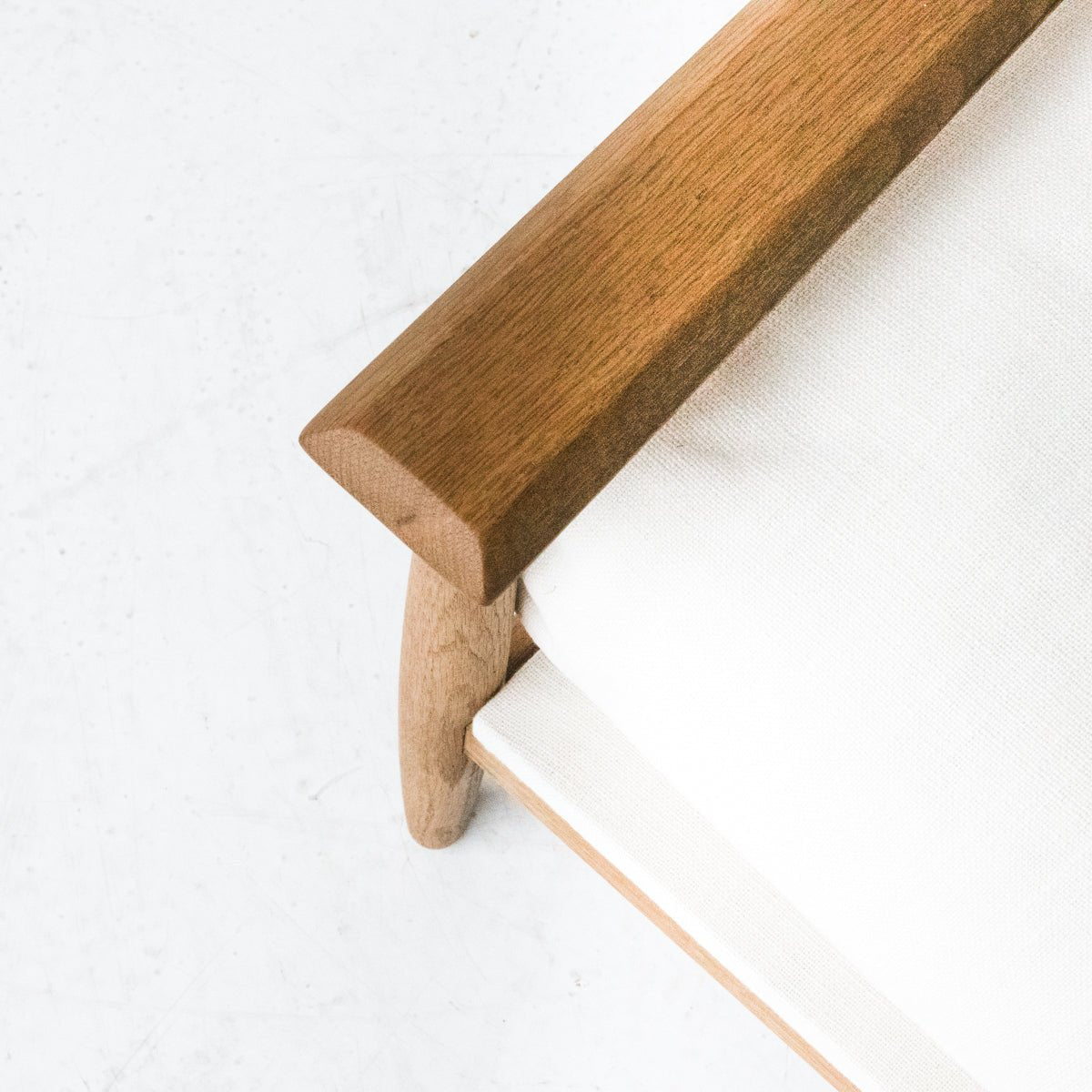 Reclaimed Oak and Linen Accent Chair - elsie green - reclaimed wood furniture