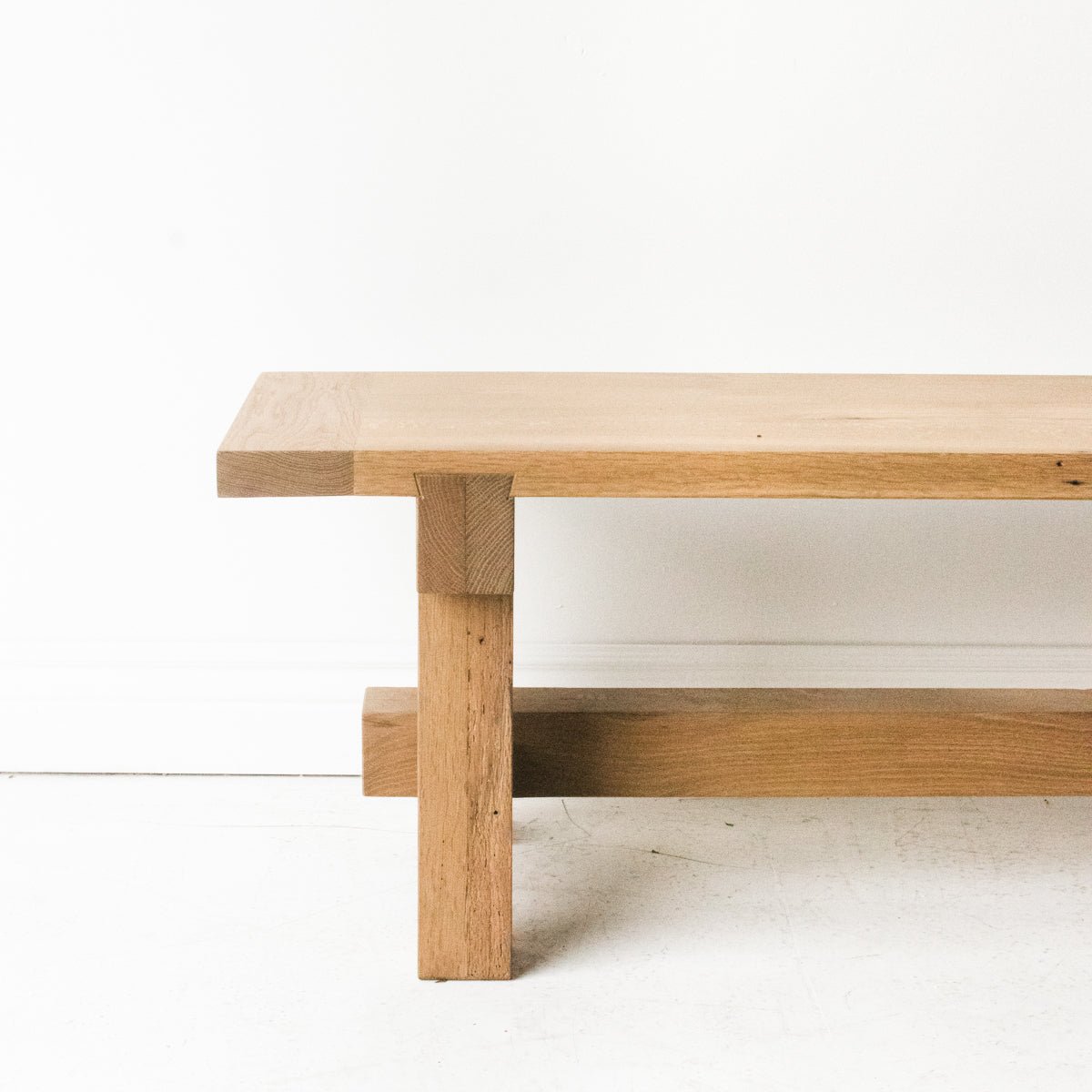 Reclaimed Oak Farm Bench - elsie green - Custom Furniture