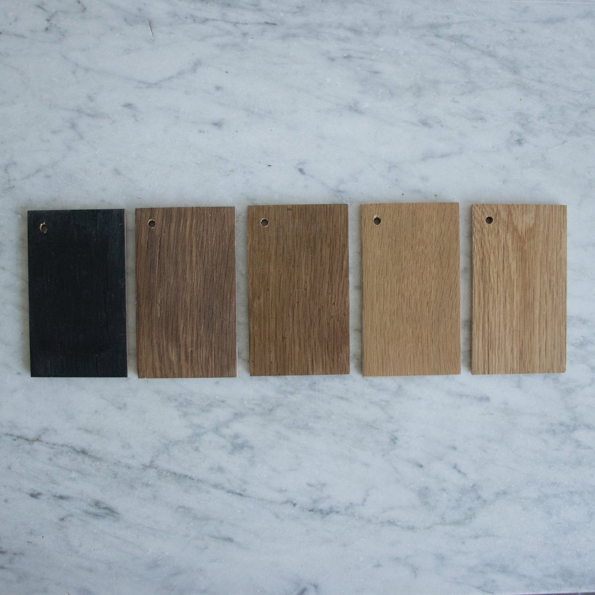 Reclaimed Oak Finish Swatch - elsie green - reclaimed wood furniture