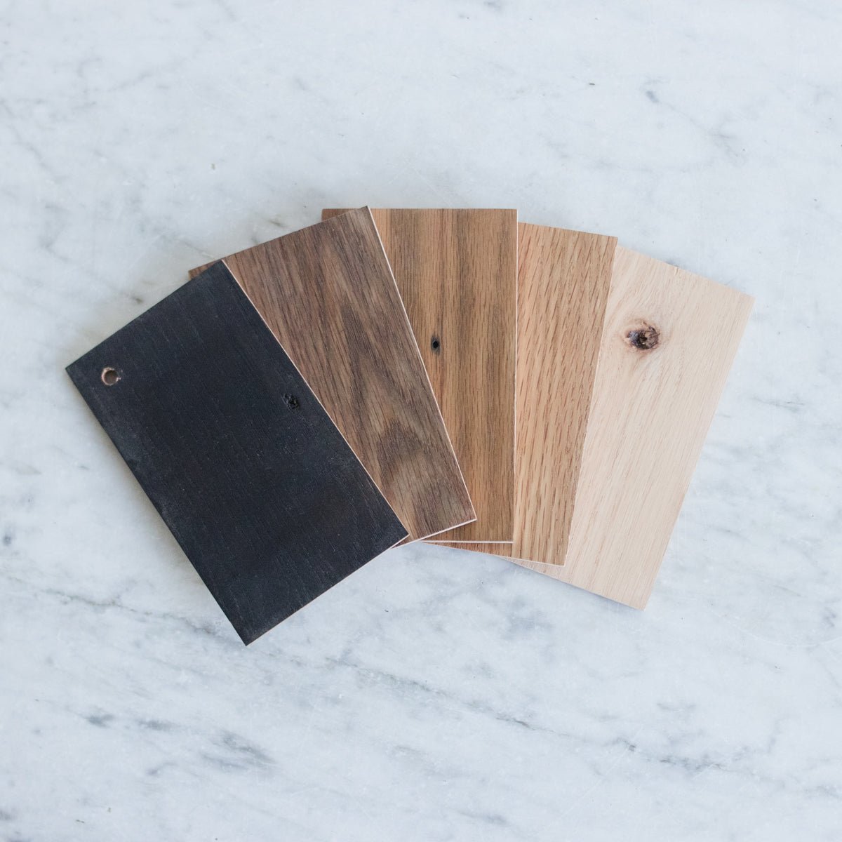 Reclaimed Oak Finish Swatch - elsie green - reclaimed wood furniture