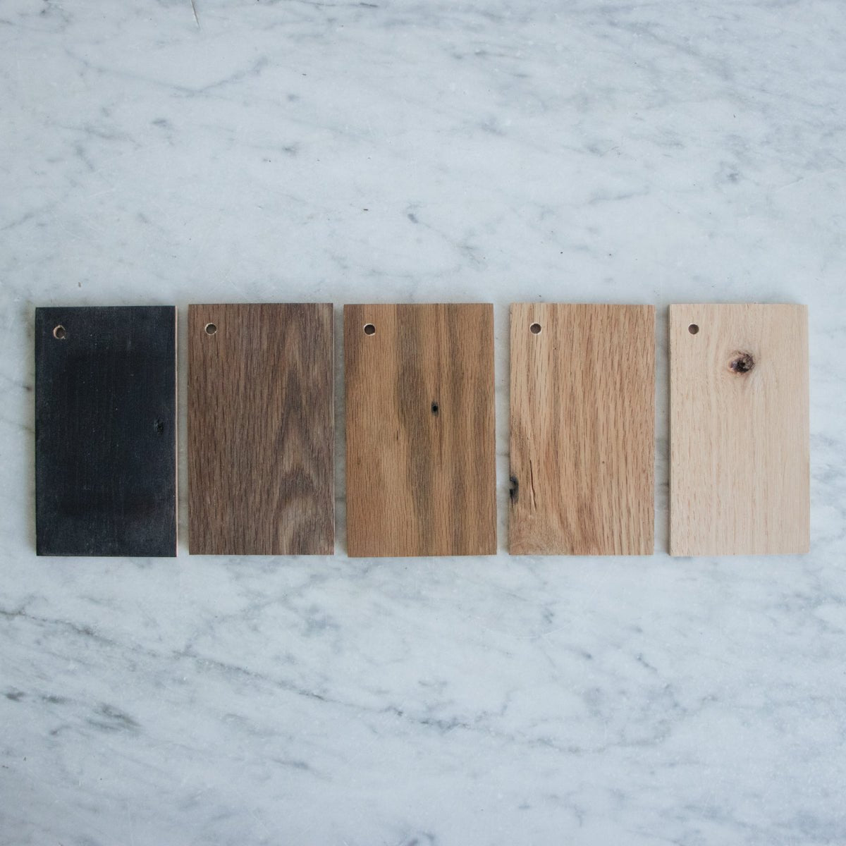 Reclaimed Oak Finish Swatch - elsie green - reclaimed wood furniture