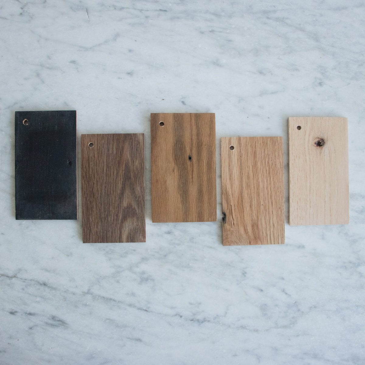 Reclaimed Oak Finish Swatch - elsie green - reclaimed wood furniture