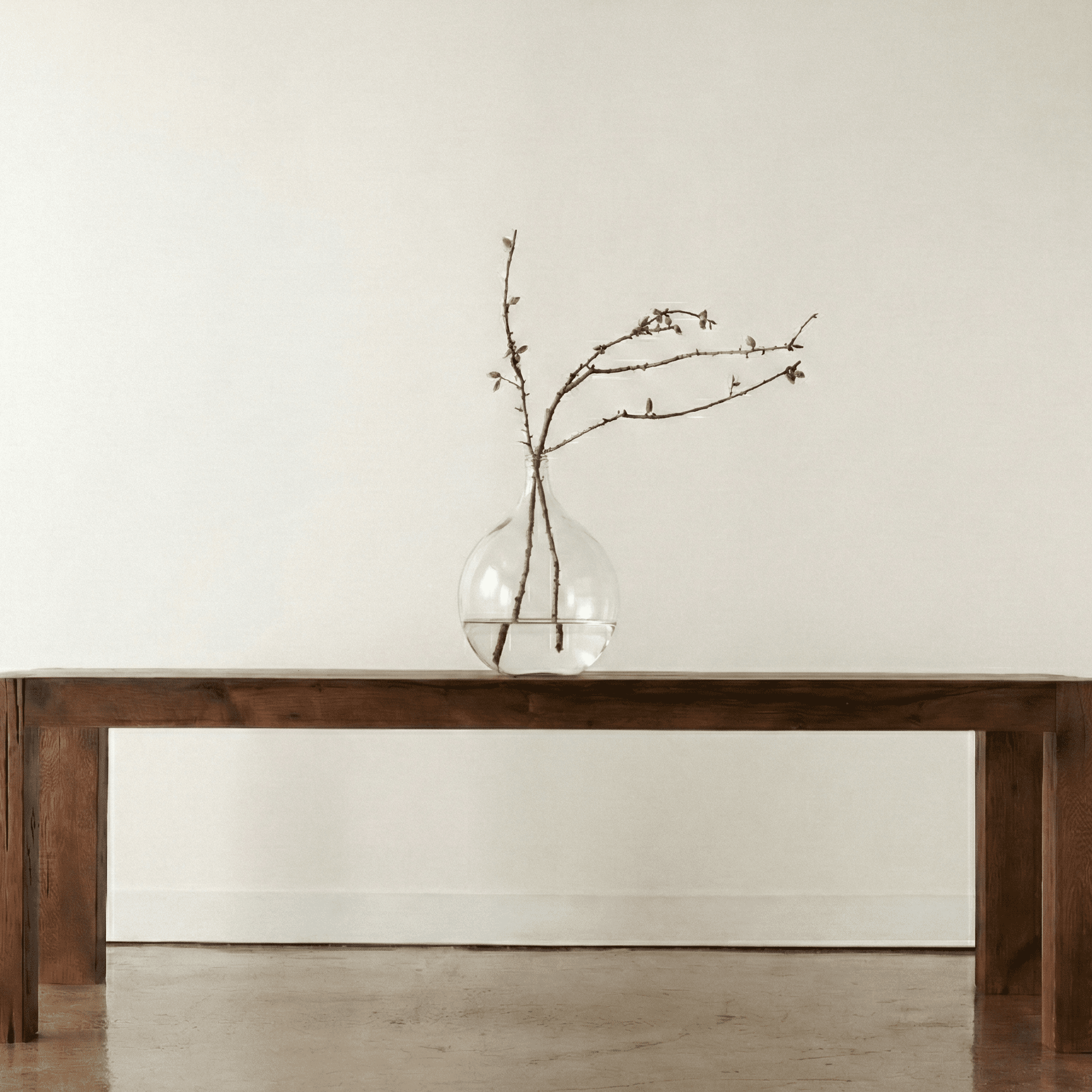 Reclaimed Oak Parsons Style Dining Table - elsie green - reclaimed wood furniture