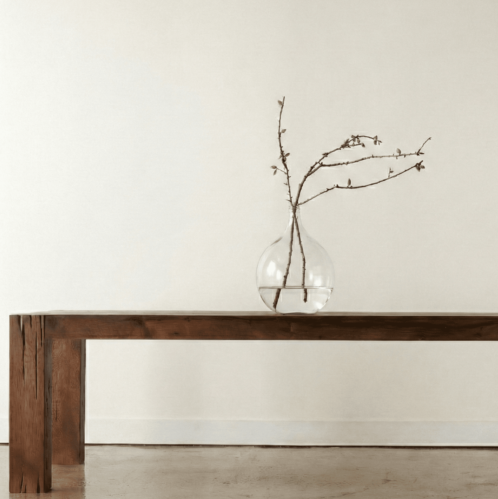 Reclaimed Oak Parsons Style Dining Table - elsie green - reclaimed wood furniture