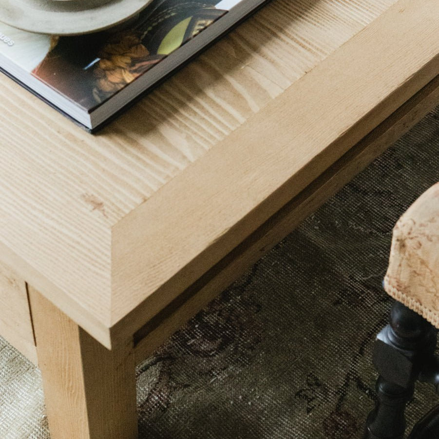 Reclaimed Wood Bread Board Coffee Table | Floor Sample - elsie green - reclaimed wood furniture