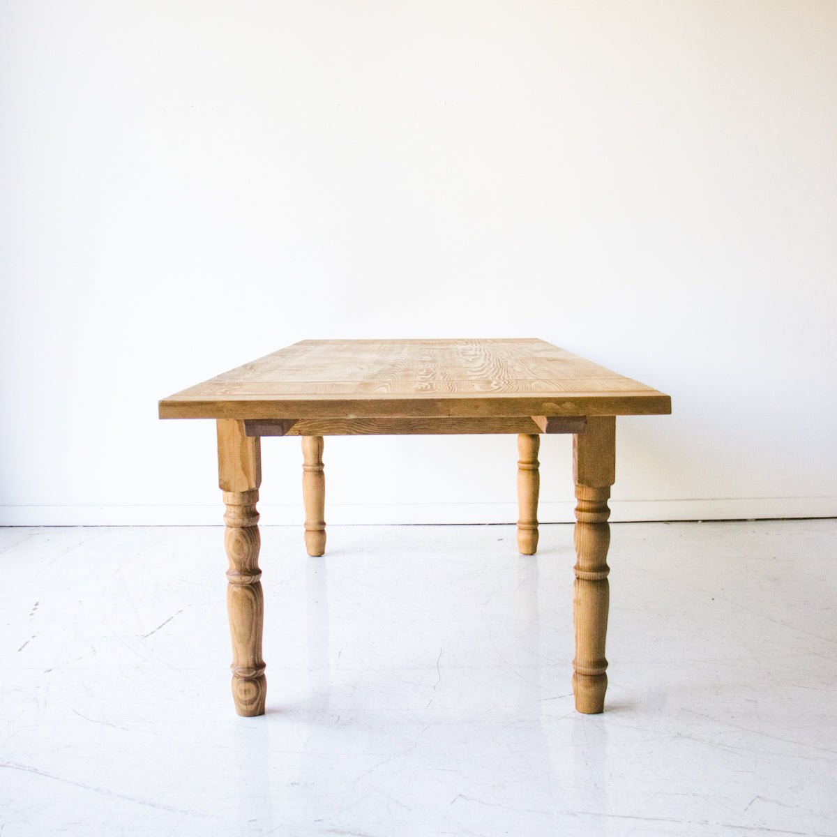 Reclaimed Wood Farm Table | Slim Edition | Floor Sample - elsie green - reclaimed wood furniture