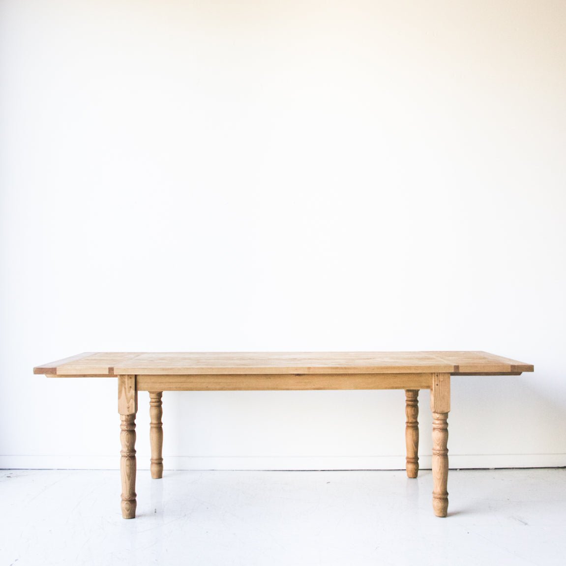 Reclaimed Wood Farm Table | Slim Edition | Floor Sample - elsie green - reclaimed wood furniture