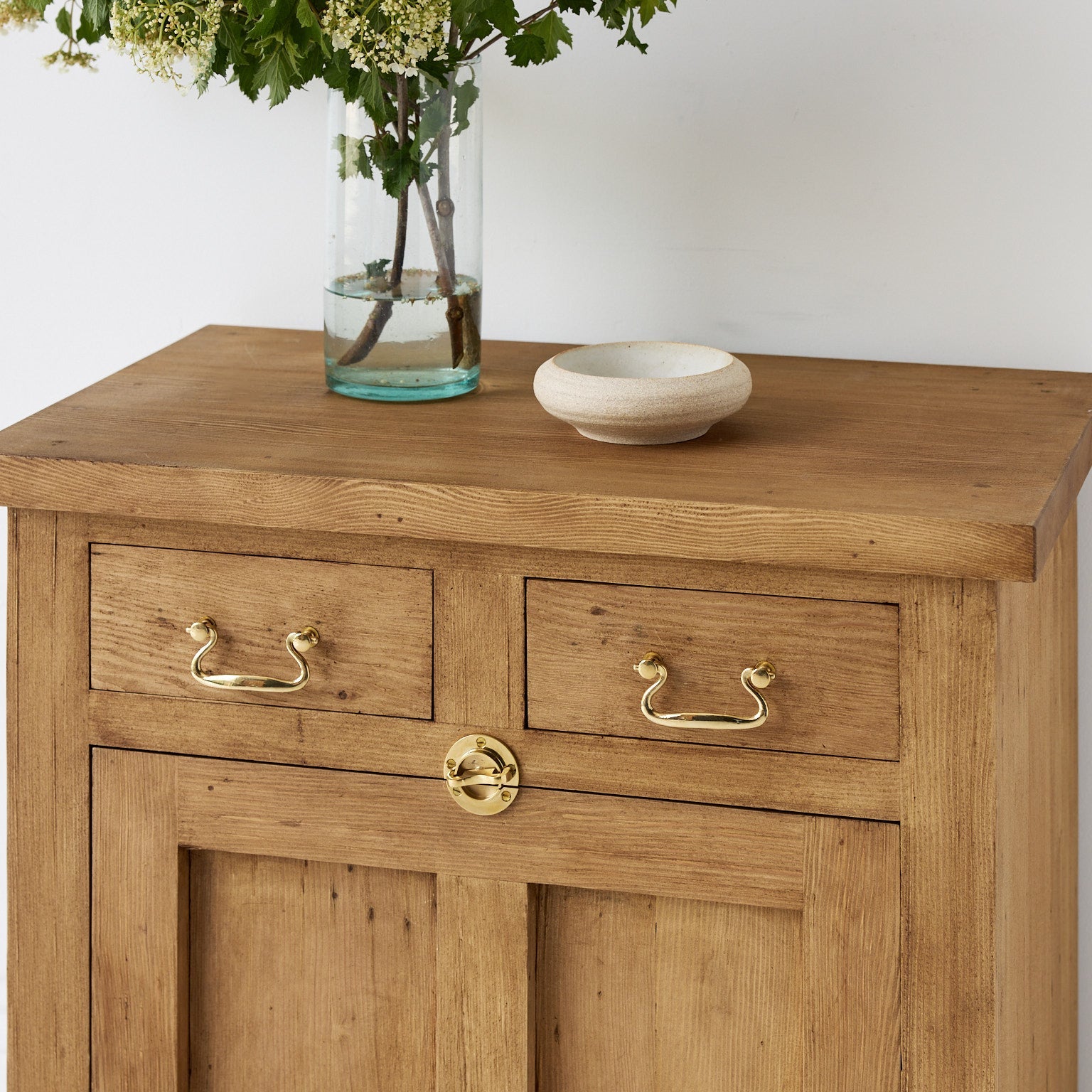 Reclaimed Wood Farmhouse Baker's Cabinet | Floor Sample - elsie green - Custom Furniture