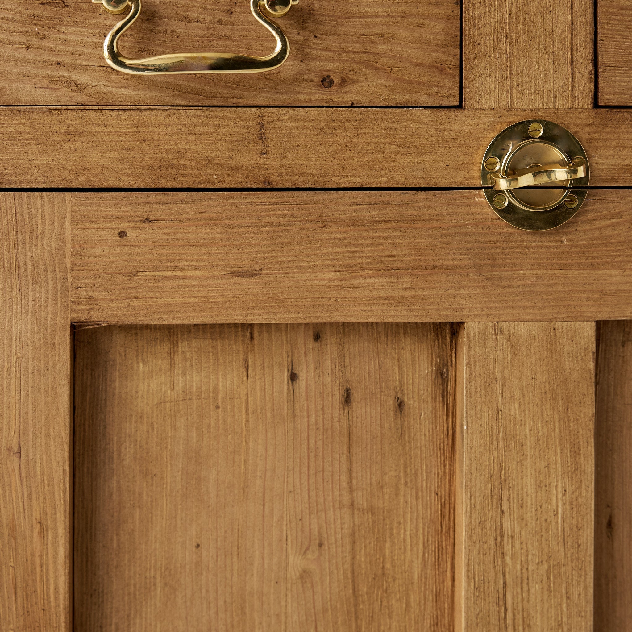 Reclaimed Wood Farmhouse Baker's Cabinet | Floor Sample - elsie green - Custom Furniture