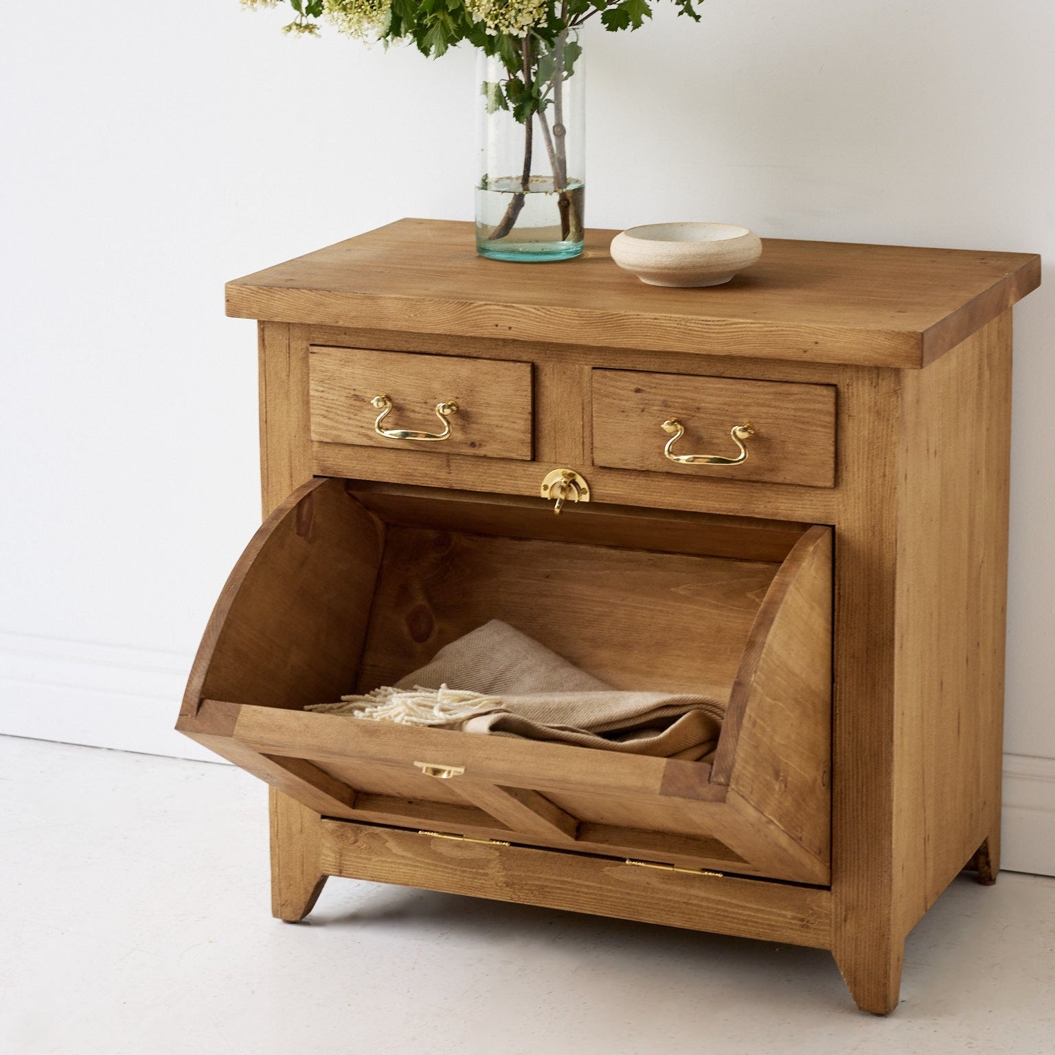 Reclaimed Wood Farmhouse Baker's Cabinet | Floor Sample - elsie green - Custom Furniture