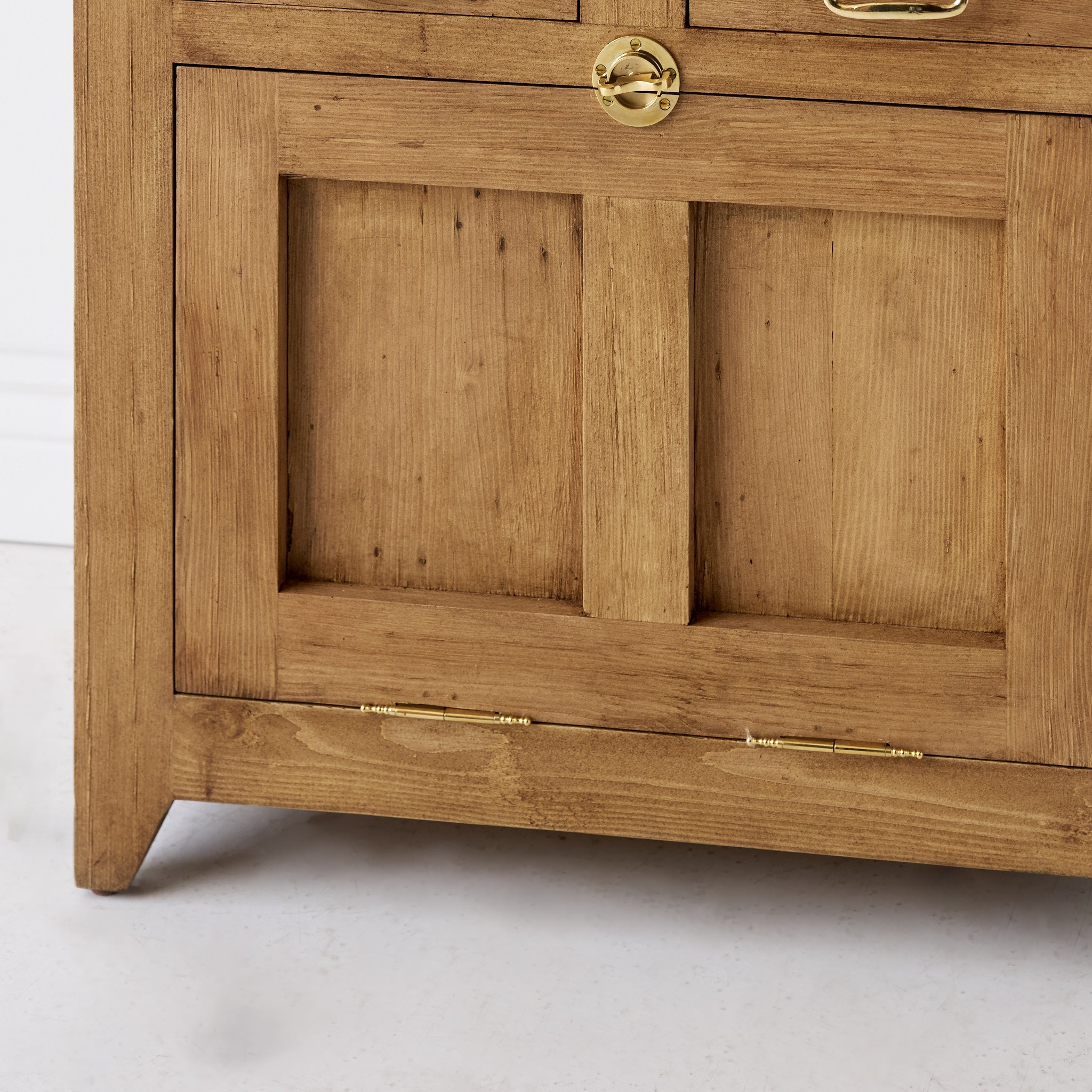 Reclaimed Wood Farmhouse Baker's Cabinet | Floor Sample - elsie green - Custom Furniture