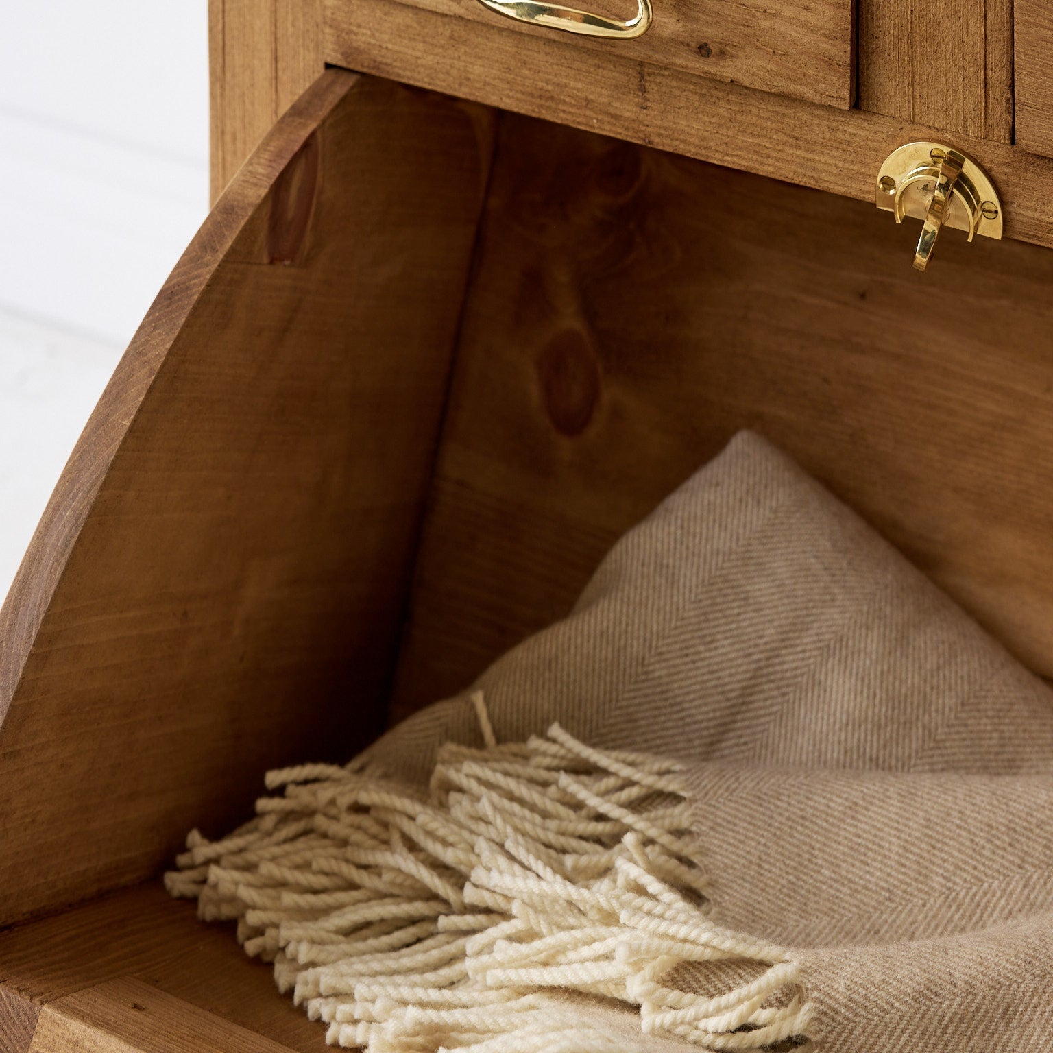 Reclaimed Wood Farmhouse Baker's Cabinet | Floor Sample - elsie green - Custom Furniture