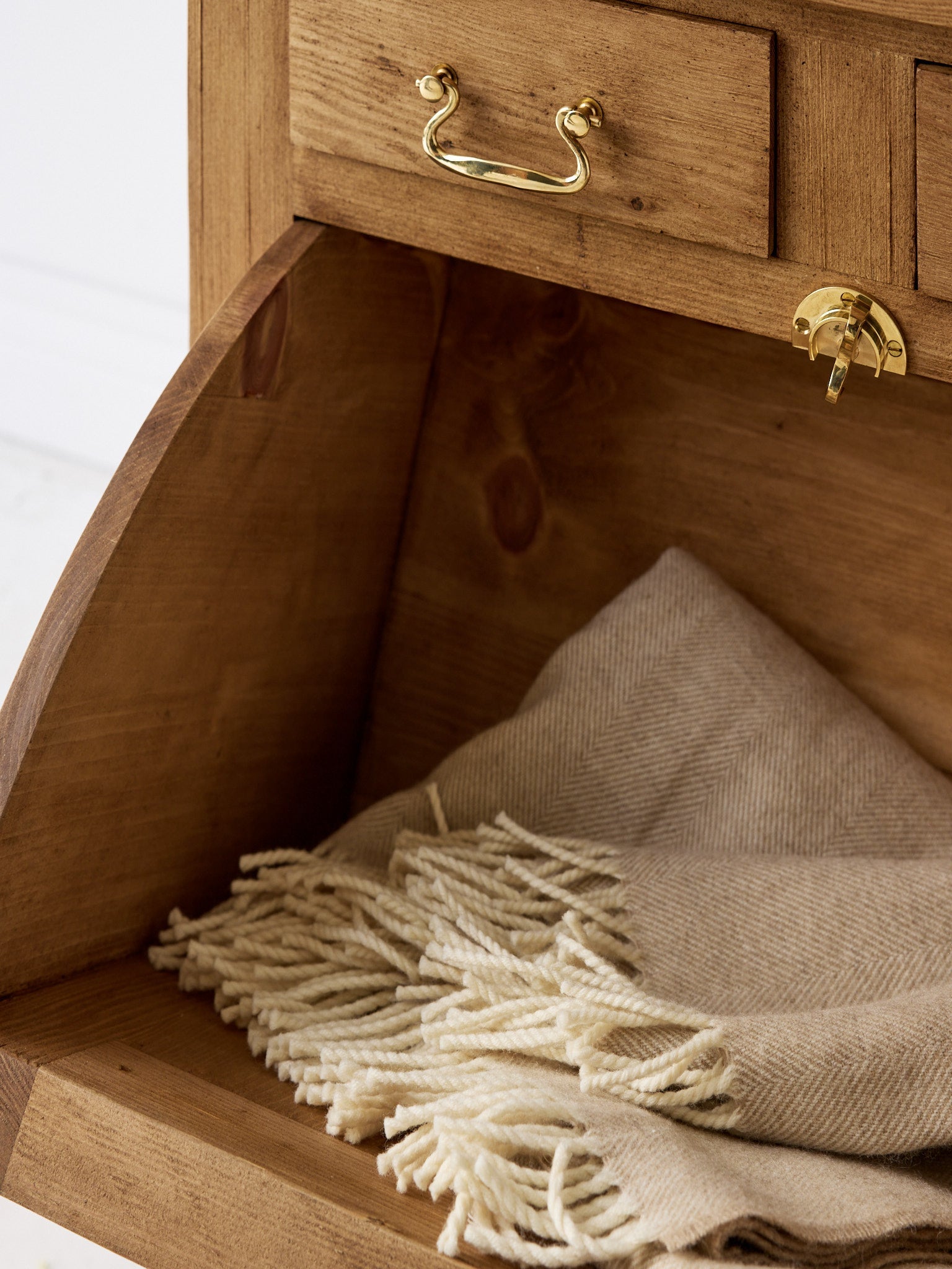 Reclaimed Wood Farmhouse Baker's Cabinet | Floor Sample - elsie green - Custom Furniture