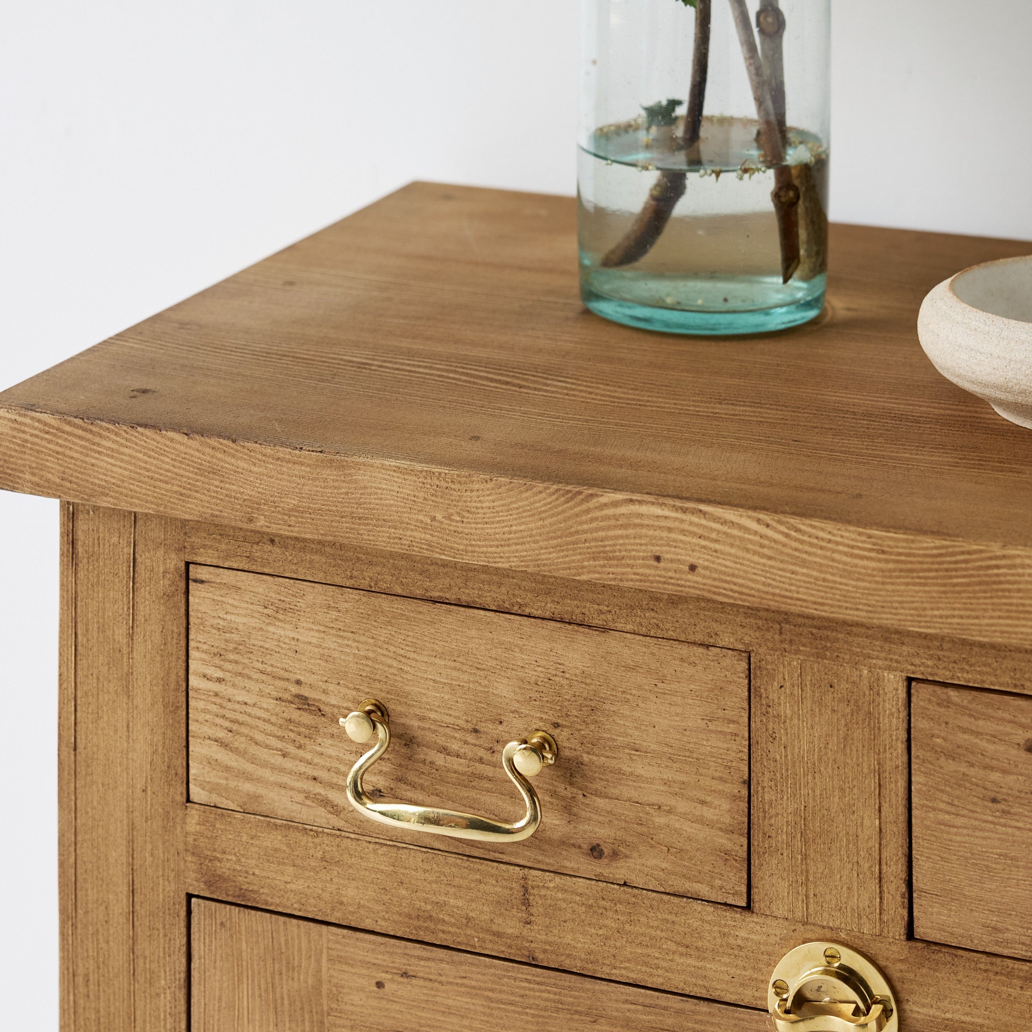 Reclaimed Wood Farmhouse Baker's Cabinet | Floor Sample - elsie green - Custom Furniture