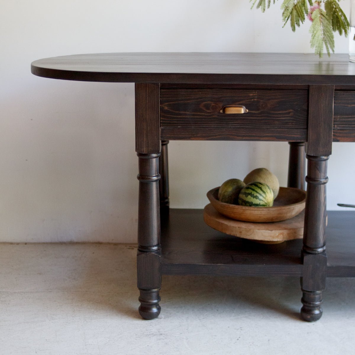 Reclaimed Wood Island - elsie green - Custom Furniture