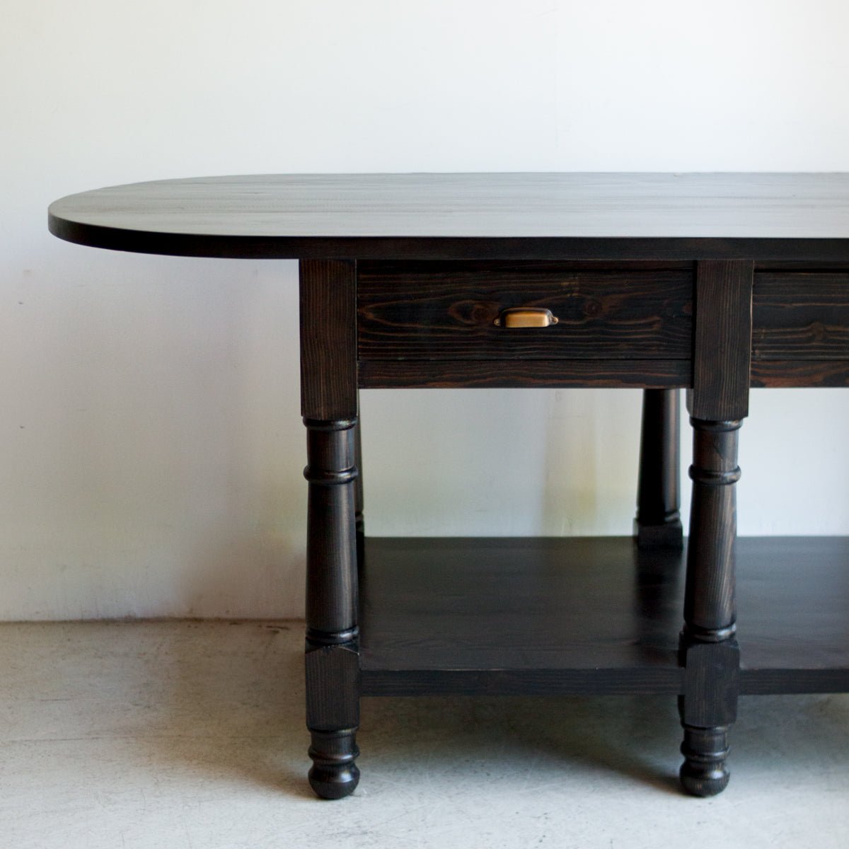 Reclaimed Wood Island - elsie green - Custom Furniture