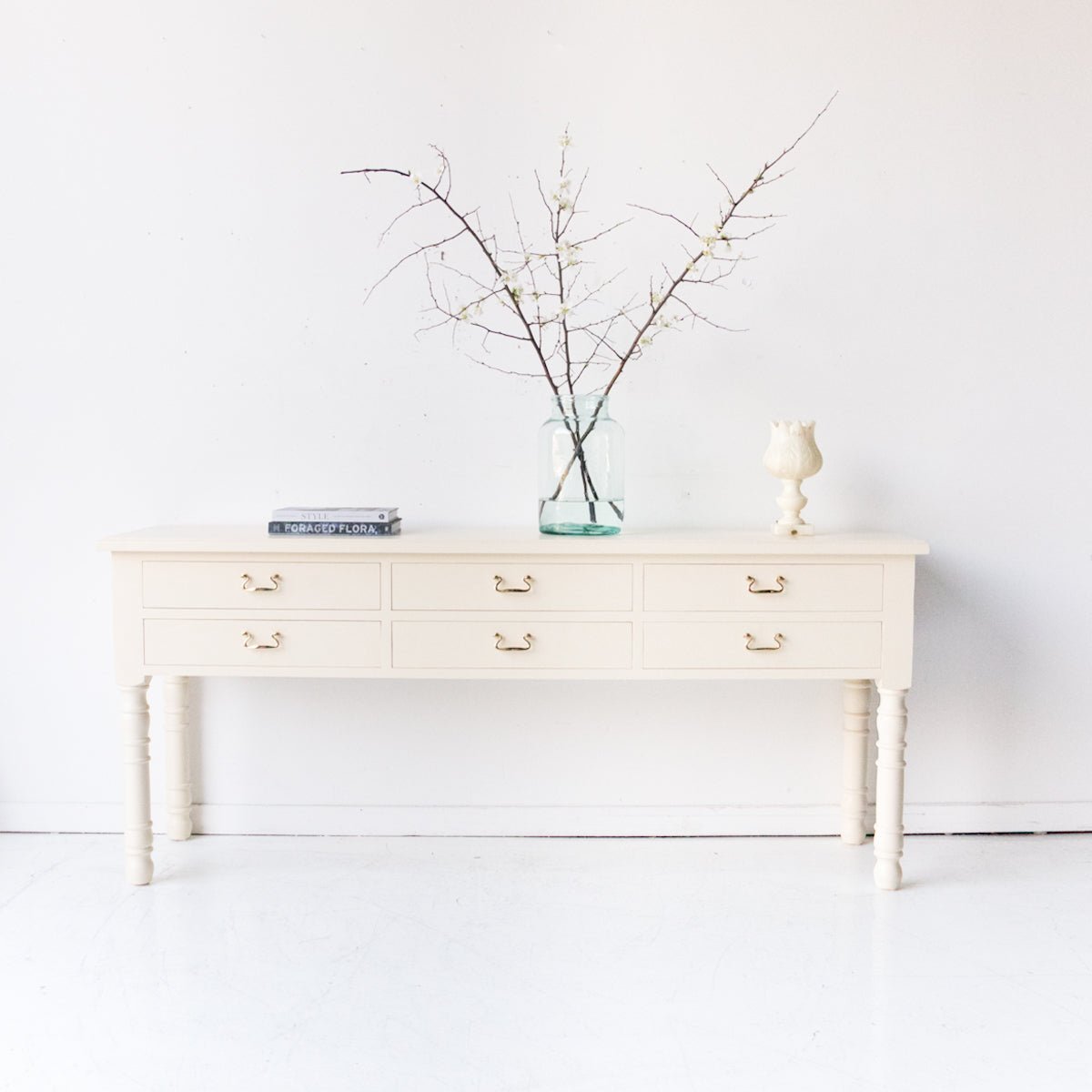 Reclaimed Wood Linen Press - elsie green - Custom Furniture