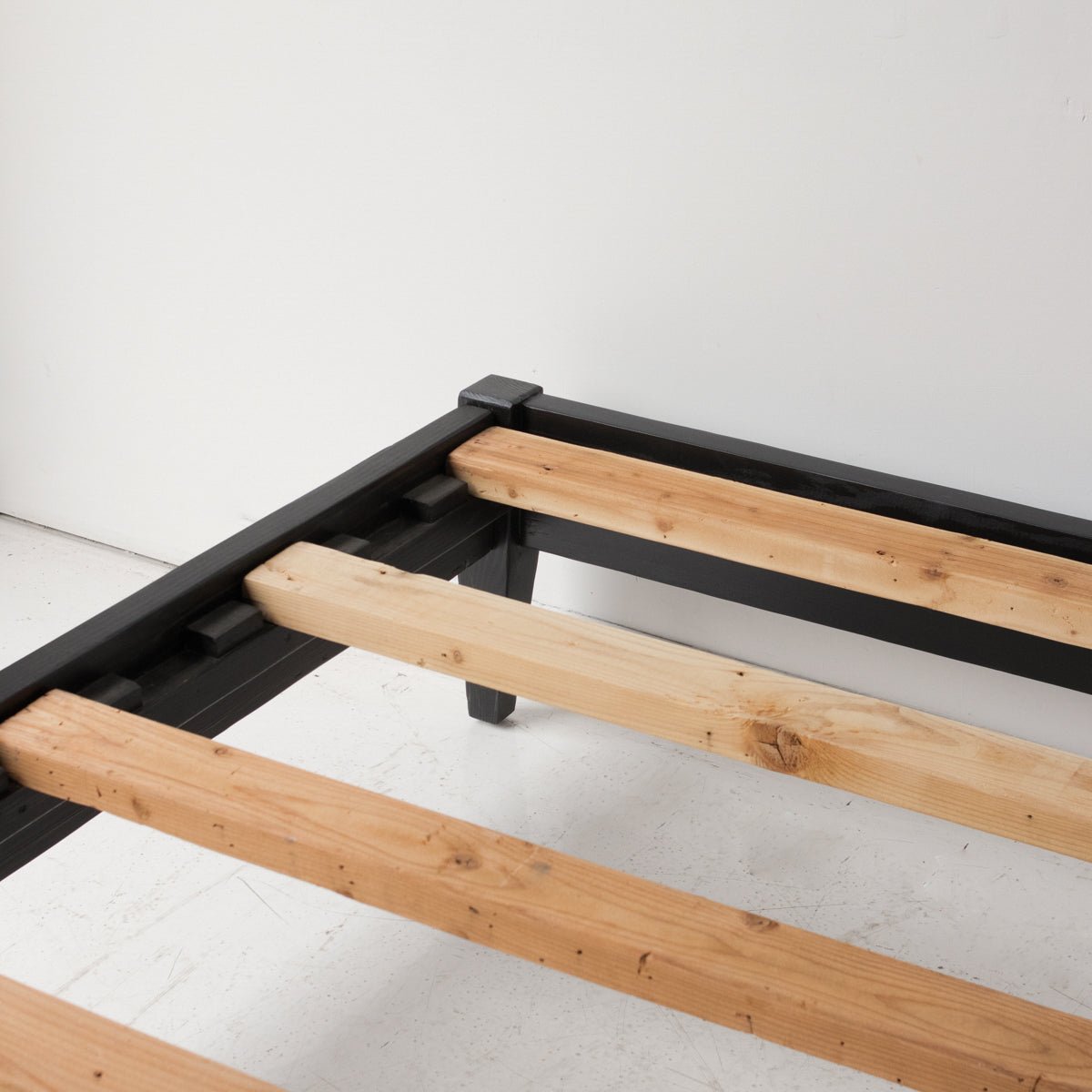 Reclaimed Wood Platform Bed - elsie green - reclaimed wood furniture