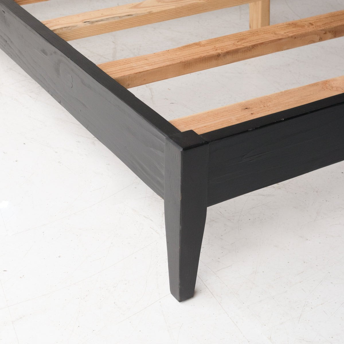 Reclaimed Wood Platform Bed - elsie green - reclaimed wood furniture