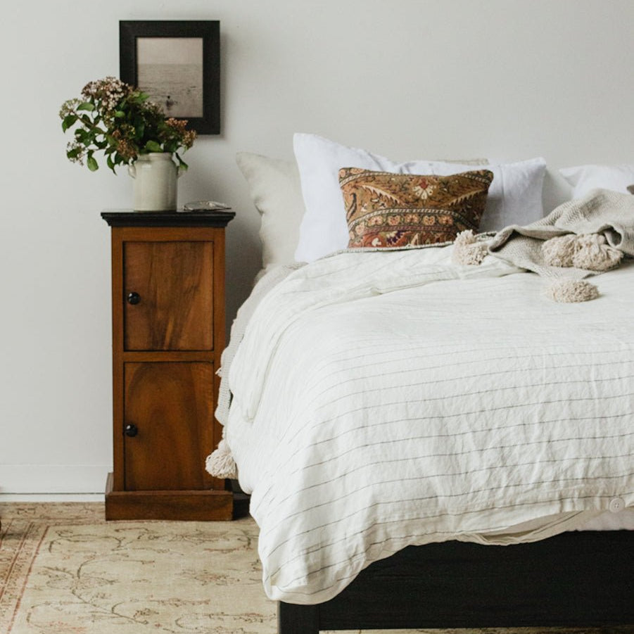 Reclaimed Wood Platform Bed - elsie green - reclaimed wood furniture