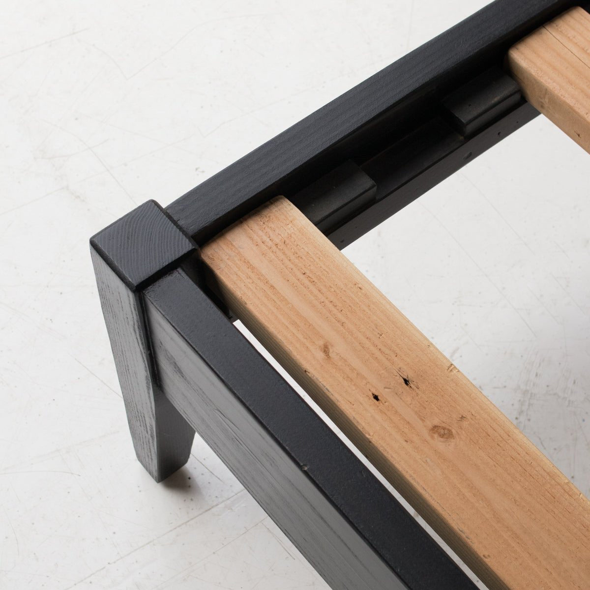 Reclaimed Wood Platform Bed - elsie green - reclaimed wood furniture