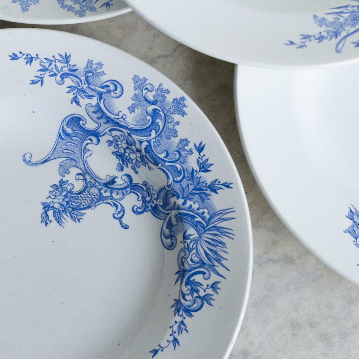 Regent Transferware Soup Bowl Set Of 10 - elsie green - The French Kitchen