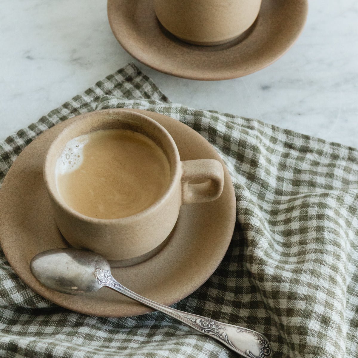 Rhoda Ceram Collection | Pair of Cups and Saucers - elsie green - the french kitchen