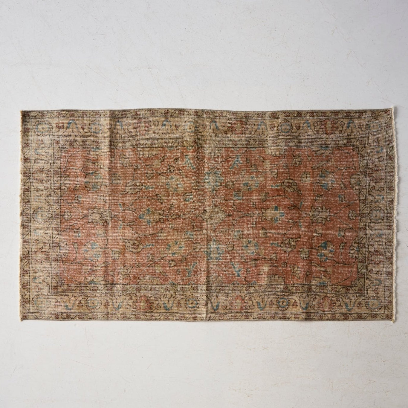Riom Vintage Rug | 3'10" x 6'8" - elsie green - textiles