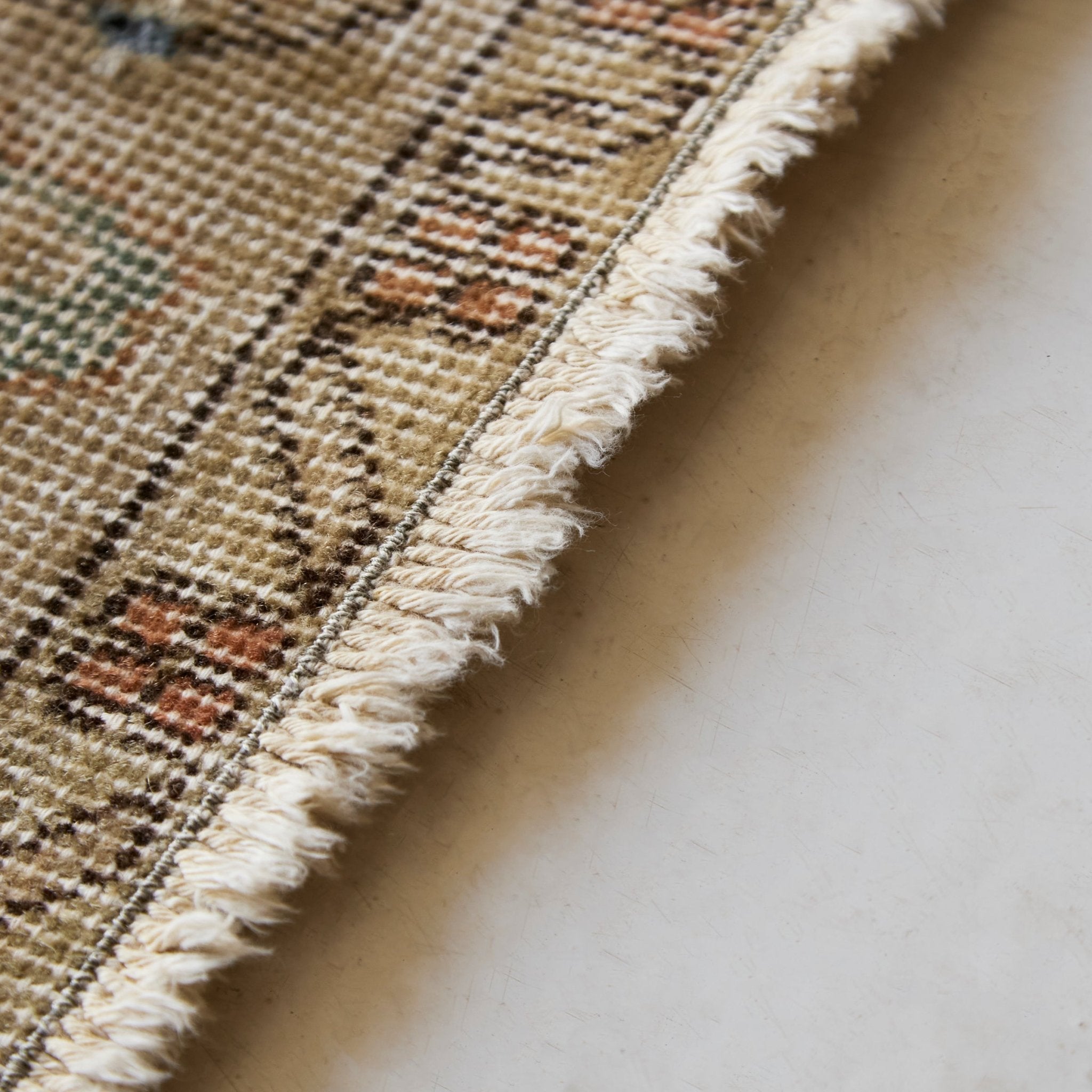 Riom Vintage Rug | 3'10" x 6'8" - elsie green - textiles