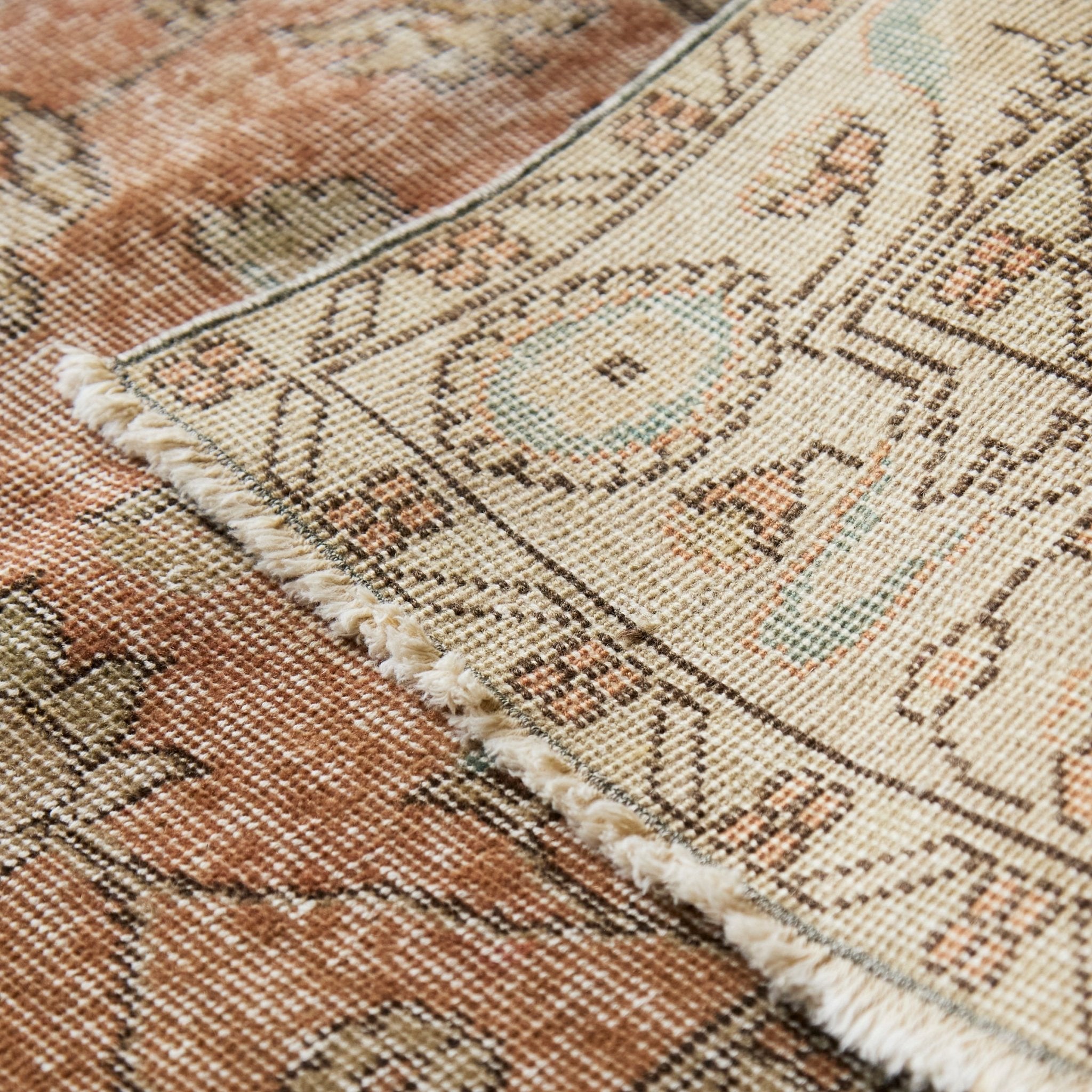 Riom Vintage Rug | 3'10" x 6'8" - elsie green - textiles