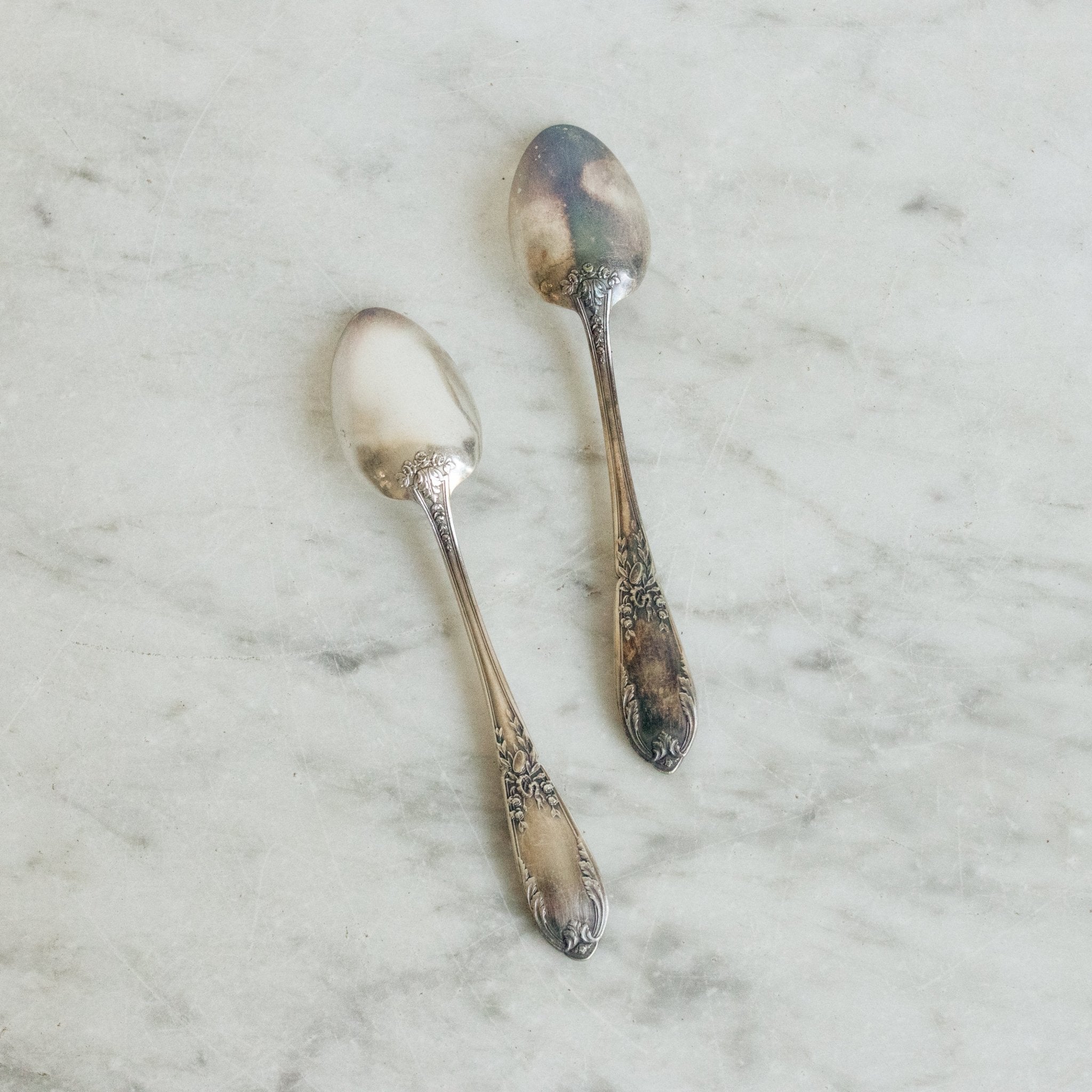 Roccoco Silver Teaspoon Set Of 12 - elsie green - The French Kitchen