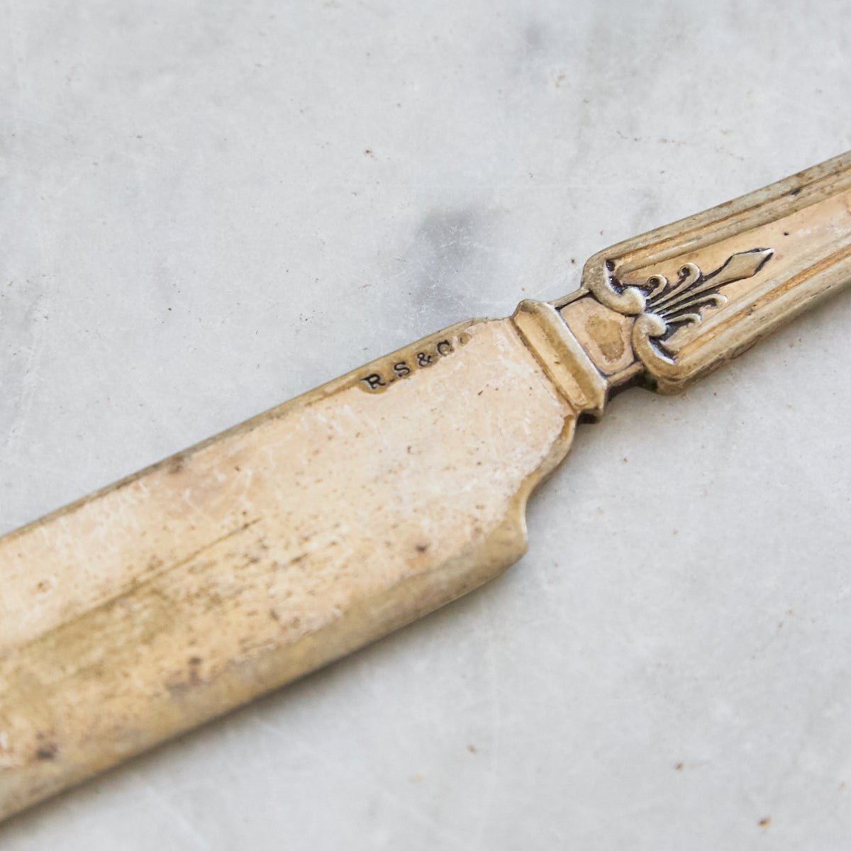 Rogers, Smith & Co. Silver-Plate Letter Opener | The Patrick Orbe Collection - elsie green - the french kitchen