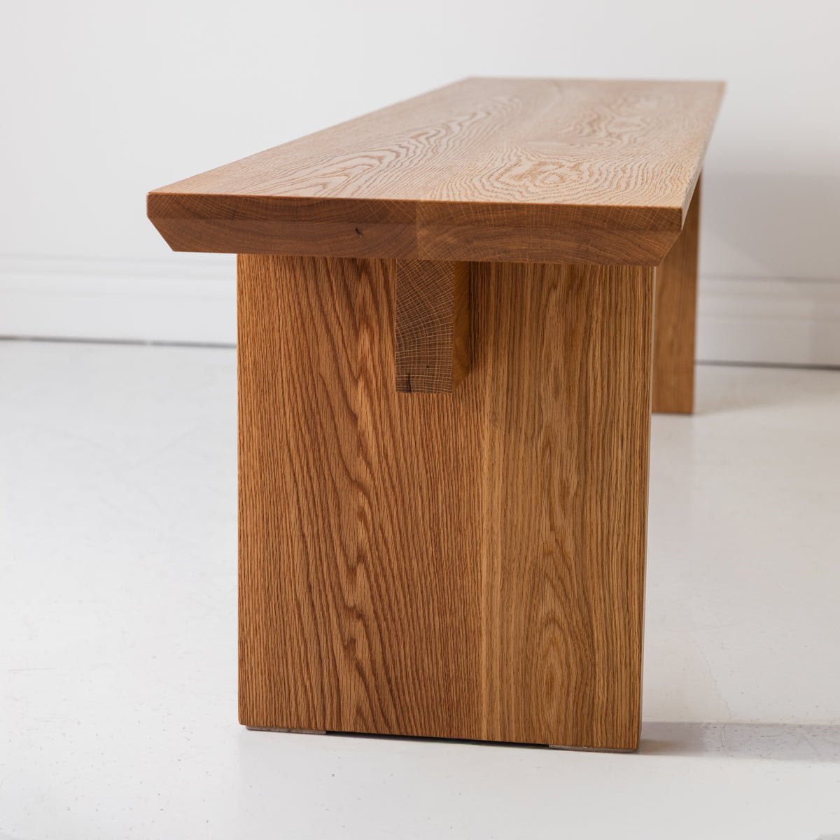 Rooted Oak Bench - elsie green - furniture