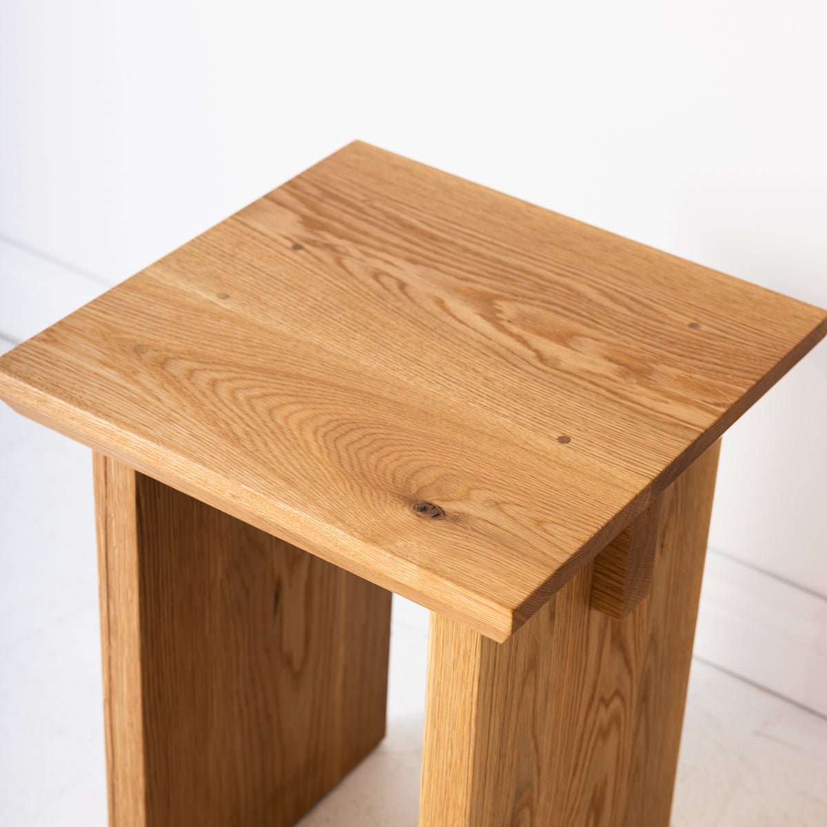 Rooted Oak Side Table - elsie green - furniture