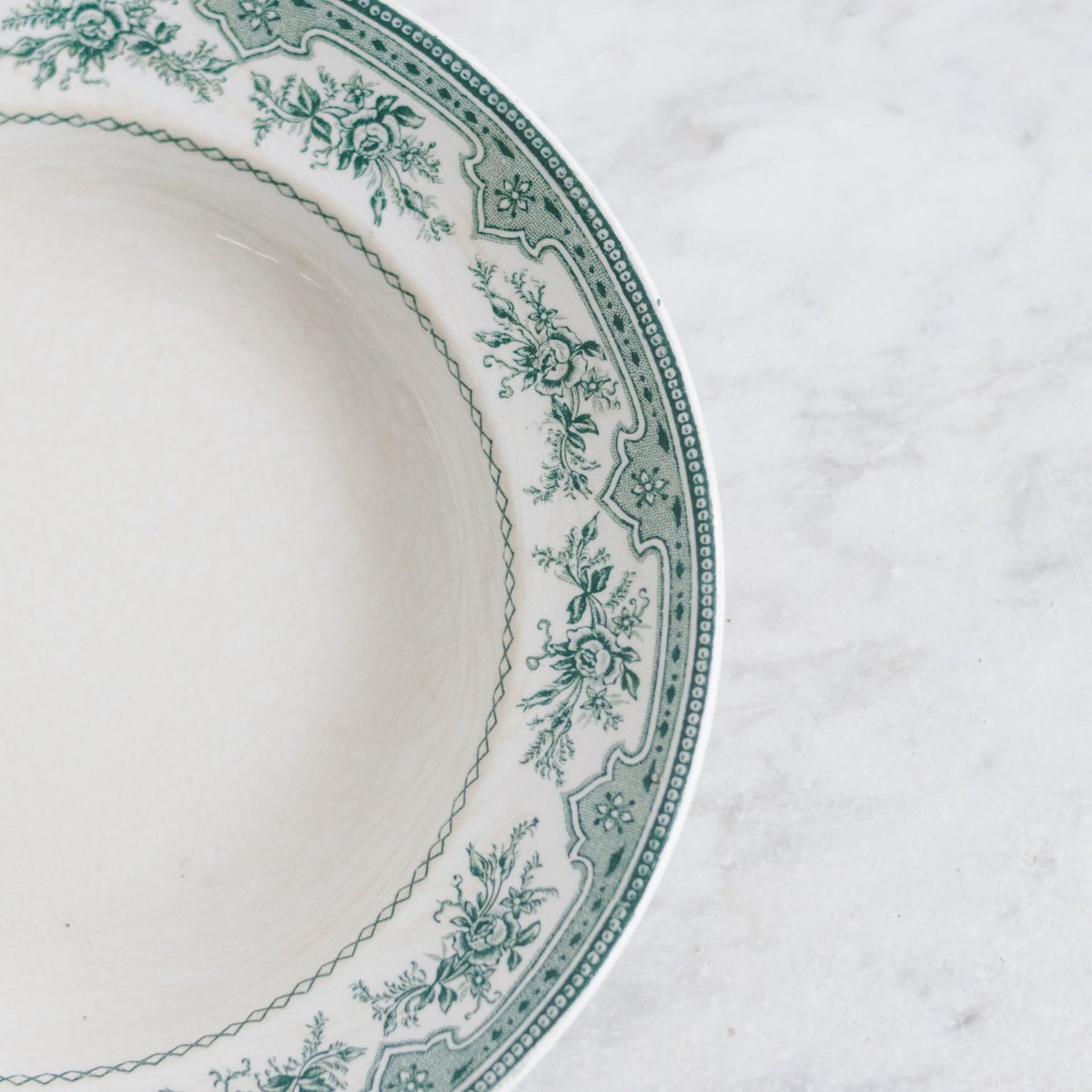 Roses Mousses Soup Bowl Set of 12 - elsie green - The French Kitchen