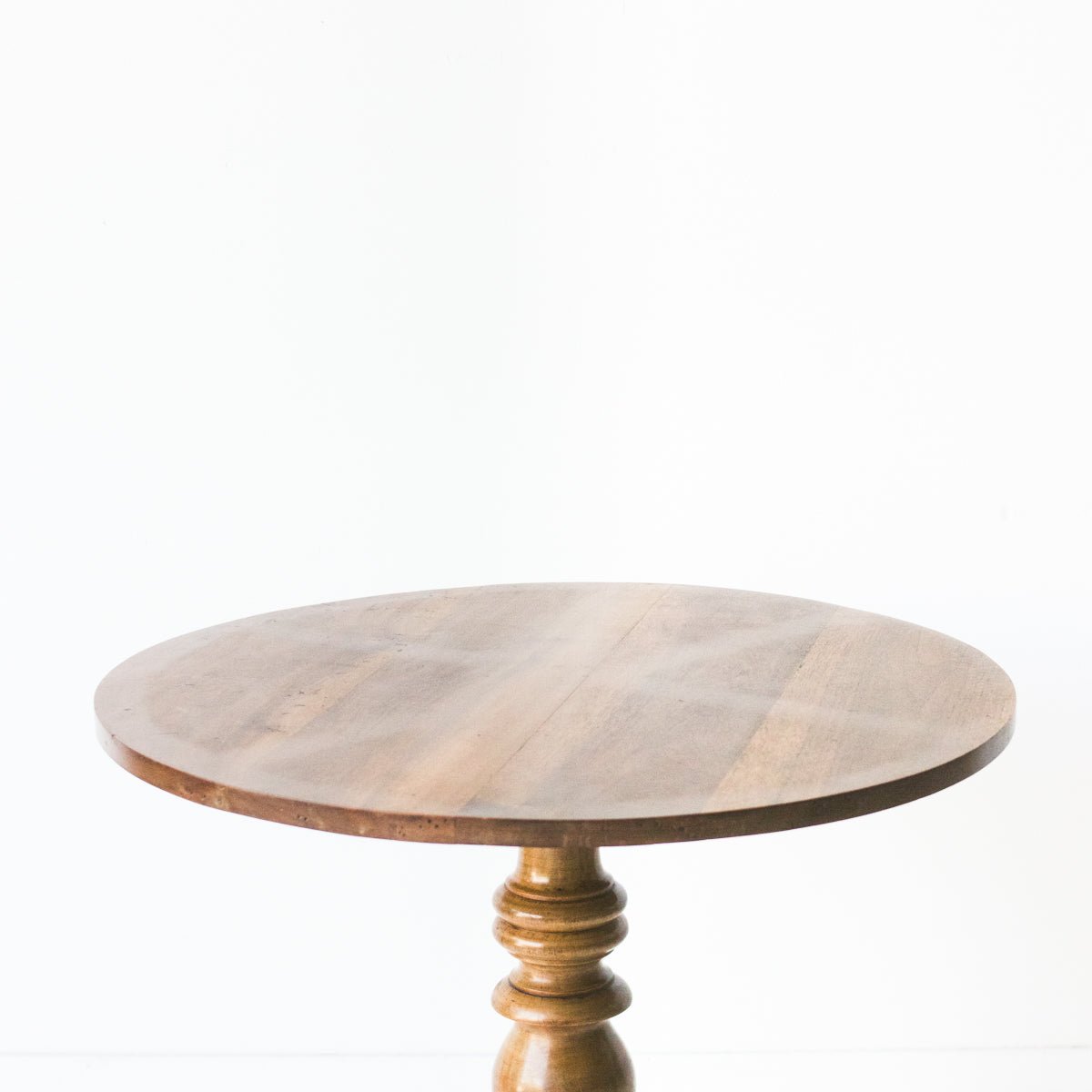 Round Walnut Pedestal Table - elsie green - Furniture