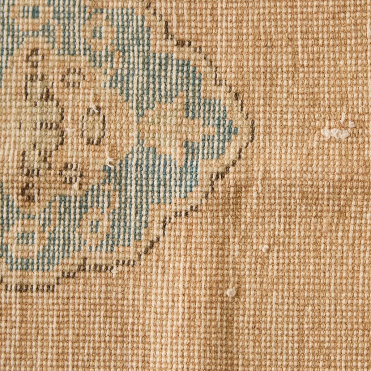 Rousillon Vintage Rug | 6'11.25" x 10'8" - elsie green - textiles