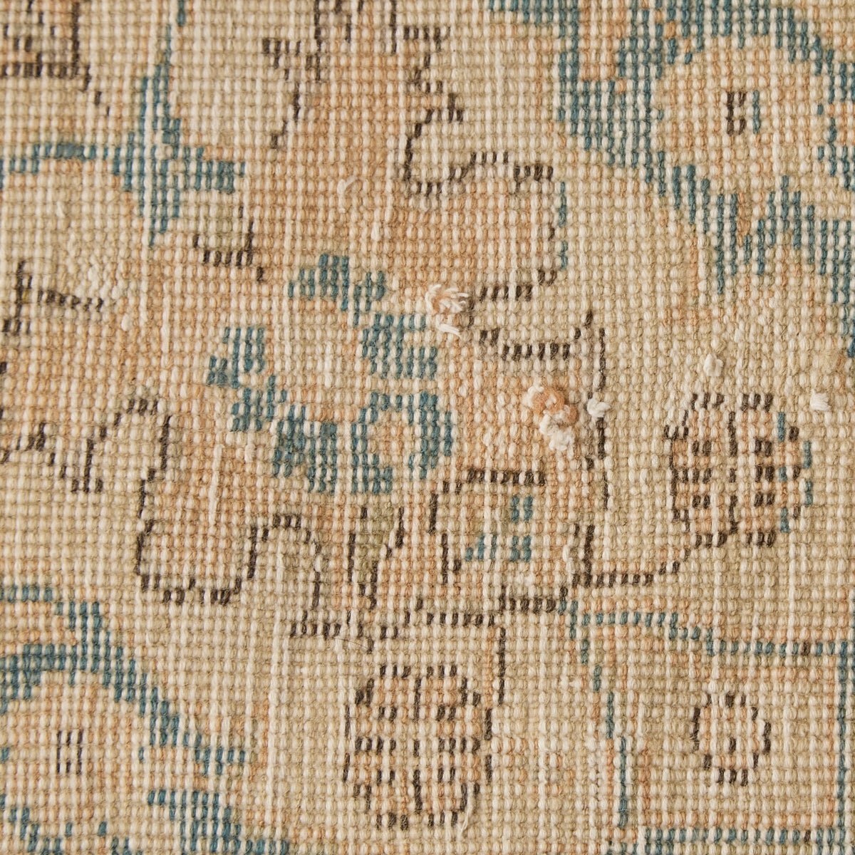 Rousillon Vintage Rug | 6'11.25" x 10'8" - elsie green - textiles