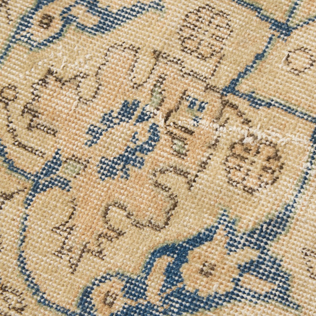 Rousillon Vintage Rug | 6'11.25" x 10'8" - elsie green - textiles
