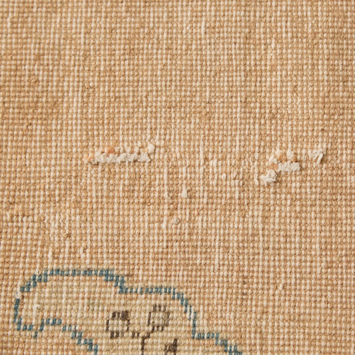 Rousillon Vintage Rug | 6'11.25" x 10'8" - elsie green - textiles