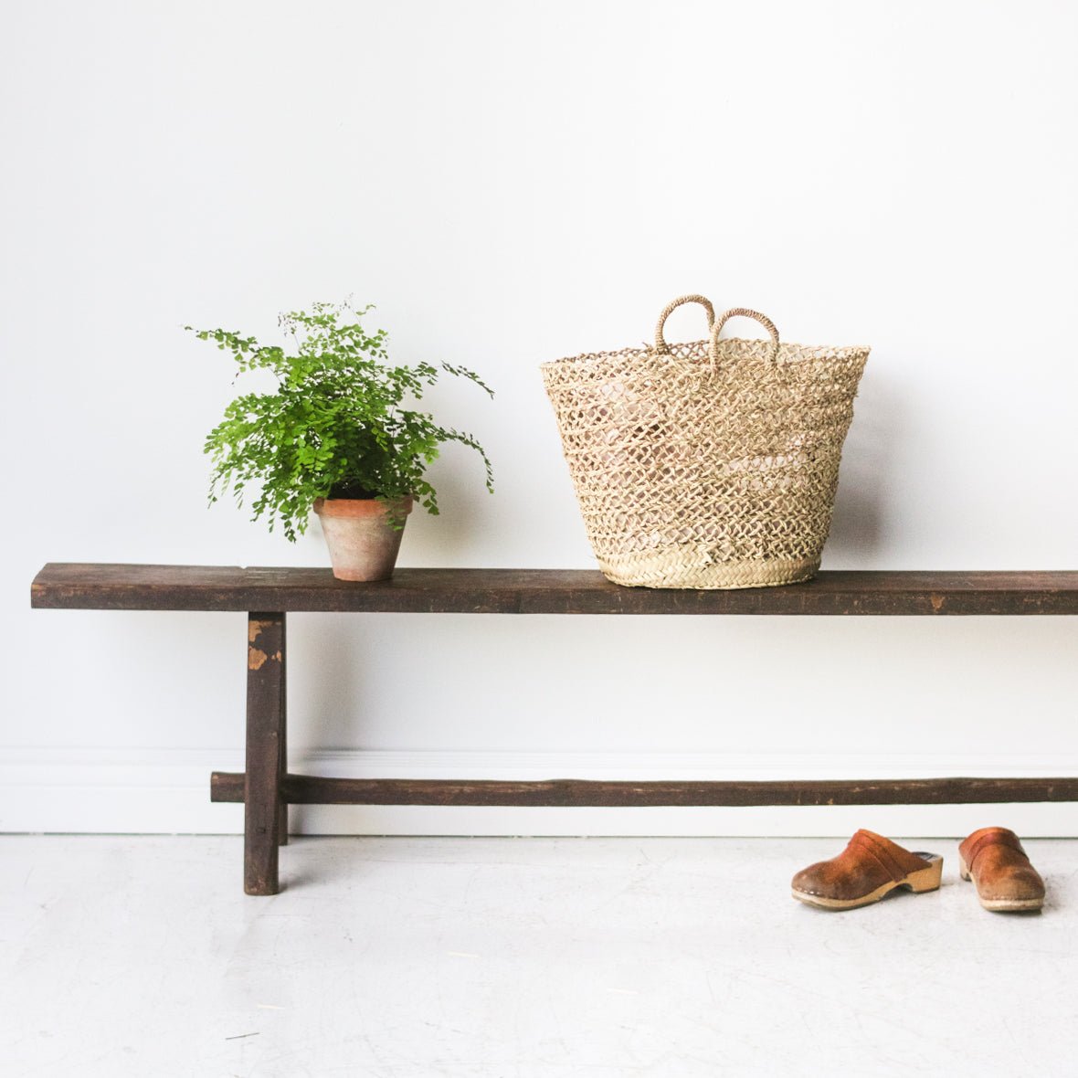 Rustic Farm Bench - elsie green - Furniture