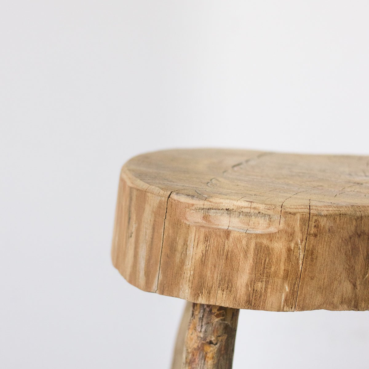 Rustic Shepherd's Stool - elsie green - furniture