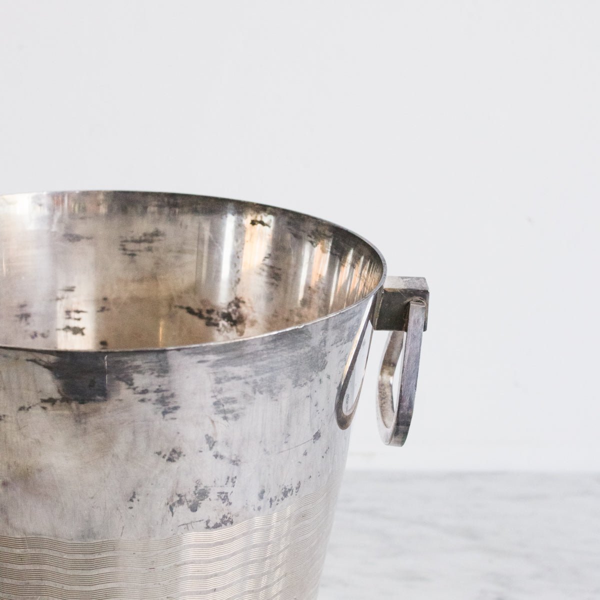 Saint Medard Silver Plated Champagne Bucket - elsie green - The French Kitchen