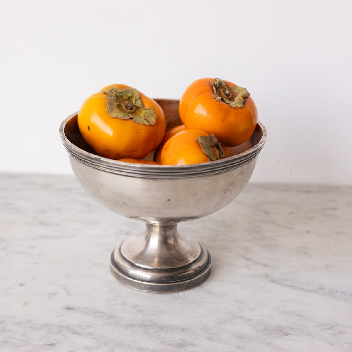Santucci - Thiebaut Silver Pedestal Bowl - elsie green - the french kitchen