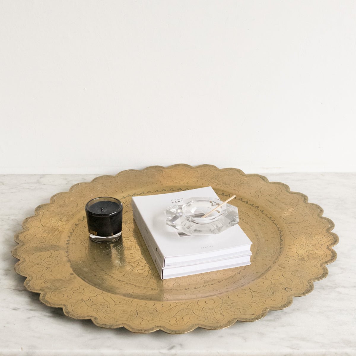 Scalloped Moroccan Tray - elsie green - the french kitchen